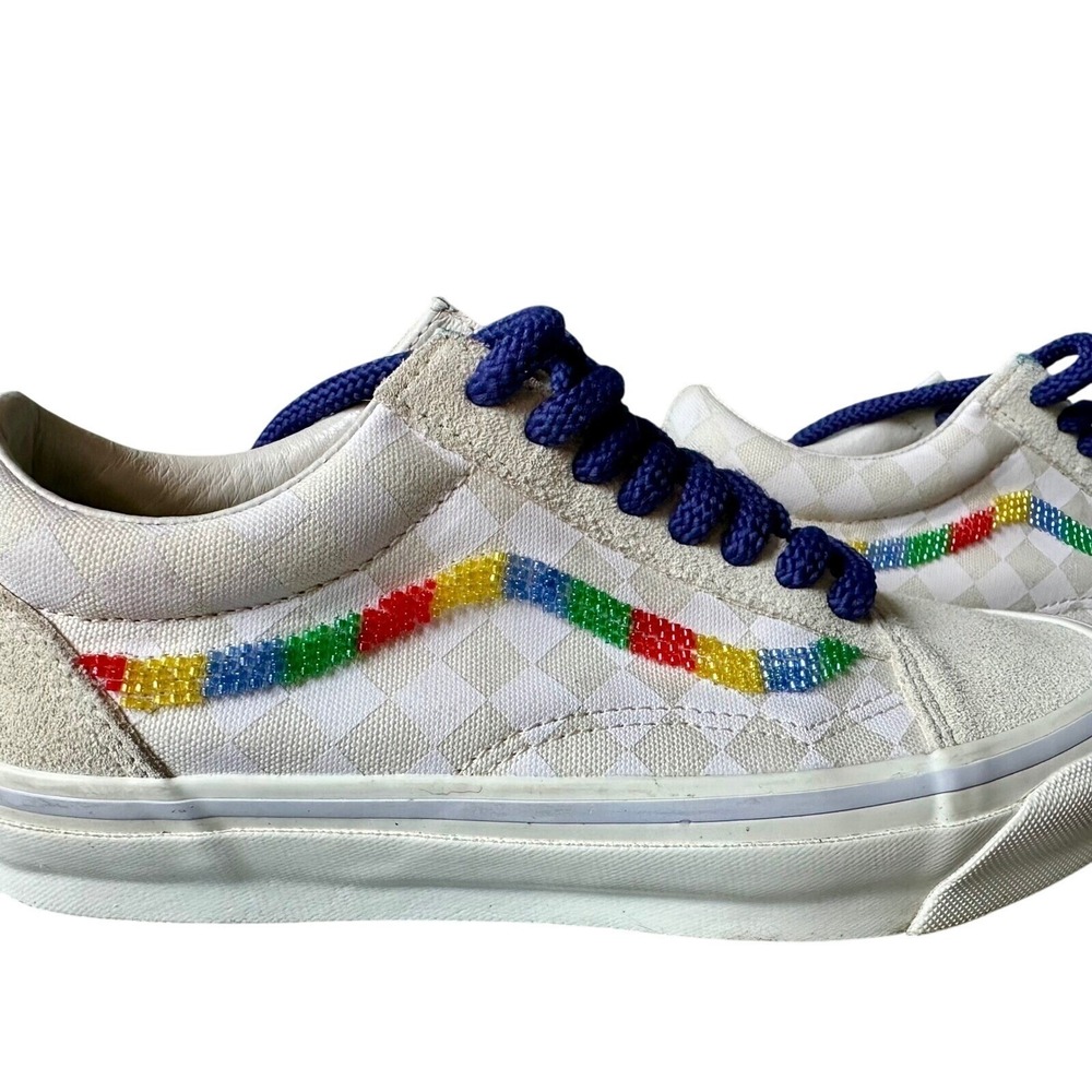 GUCCI Sneakers VAULT X‎ VANS OG OLD SKOOL RAINBOW Women's Size 8| M 6.5 Shoes